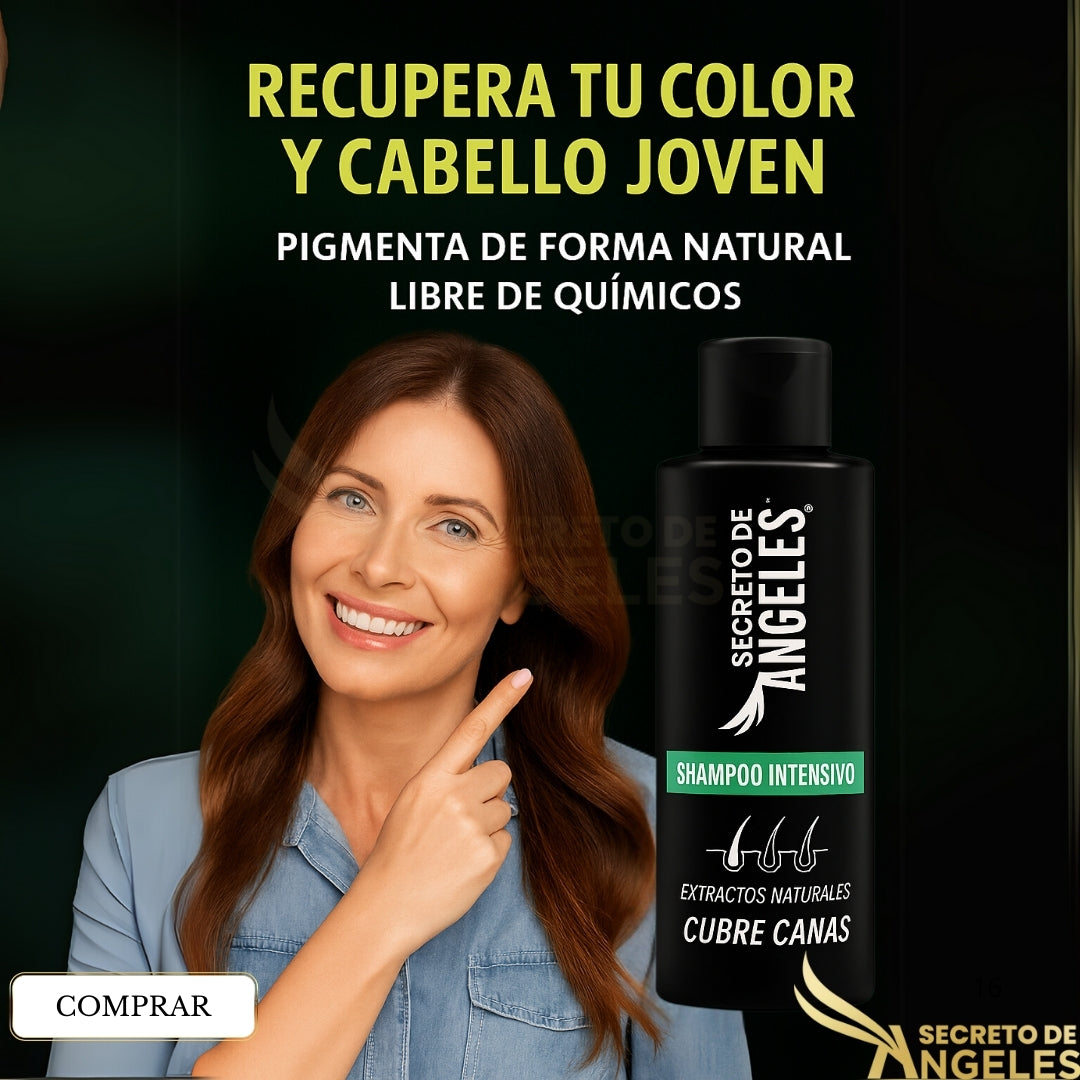 Shampoo Cubrecanas Secreto De Angeles X 3 Unidades + Obsequio