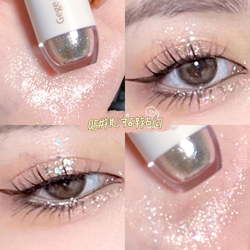 Kit de 4 Sombras Liquidas Gege Bear + Labial Moc092