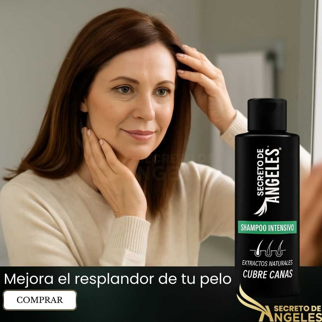 Shampoo Cubrecanas Secreto De Angeles X 3 Unidades + Obsequio