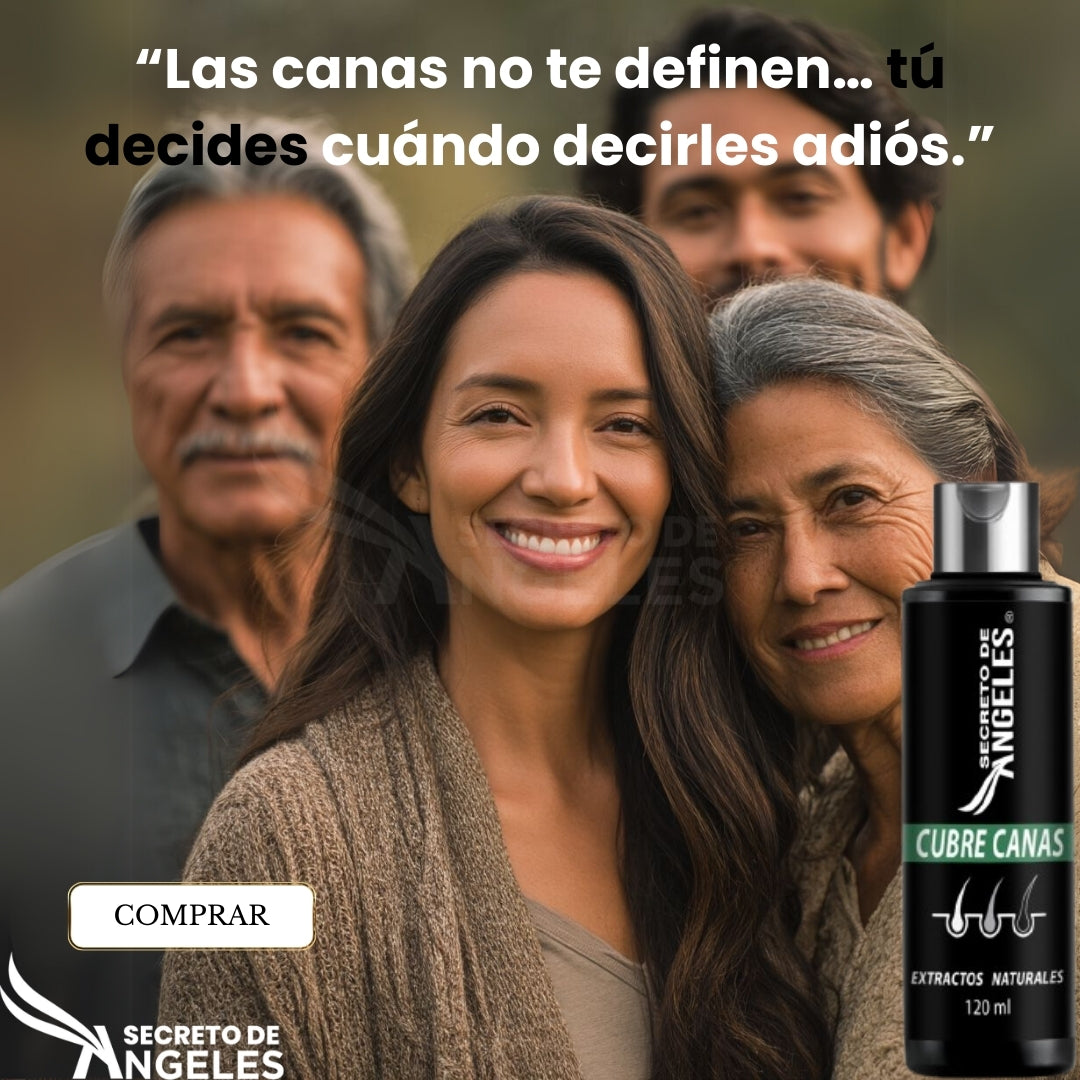 Shampoo Cubrecanas Secreto De Angeles X 3 Unidades + Obsequio
